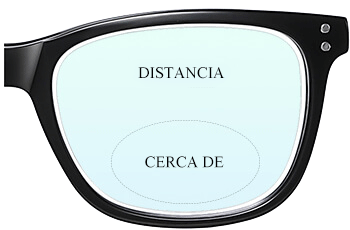 Lentes bifocales con una línea